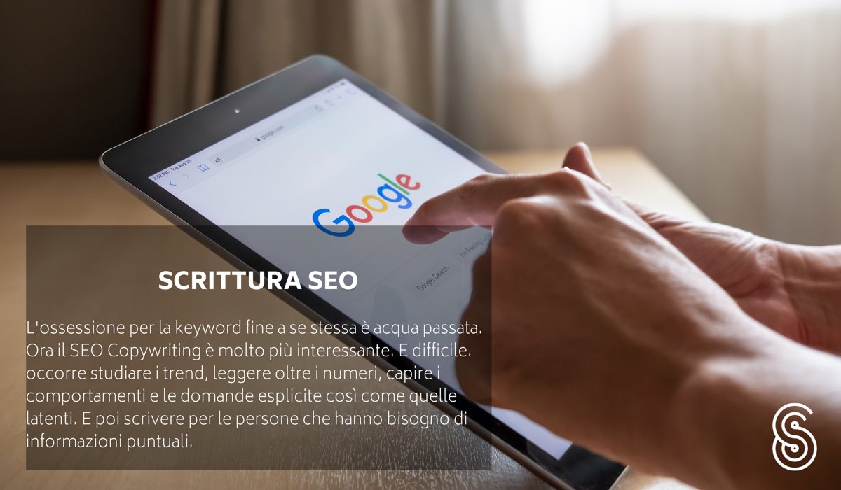 Scrittura SEO: tecniche e consigli per scrivere in ottica SEO e posizionare i contenuti su Google. 